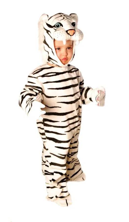 Tiger White Plush 18 24Months  Costume