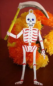 Tin Skeleton Ornaments