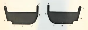 Trail Armor Yamaha Wolverine RMAX2, RMAX4 Compact and RMAX4 Door Pockets 2021 - 2025