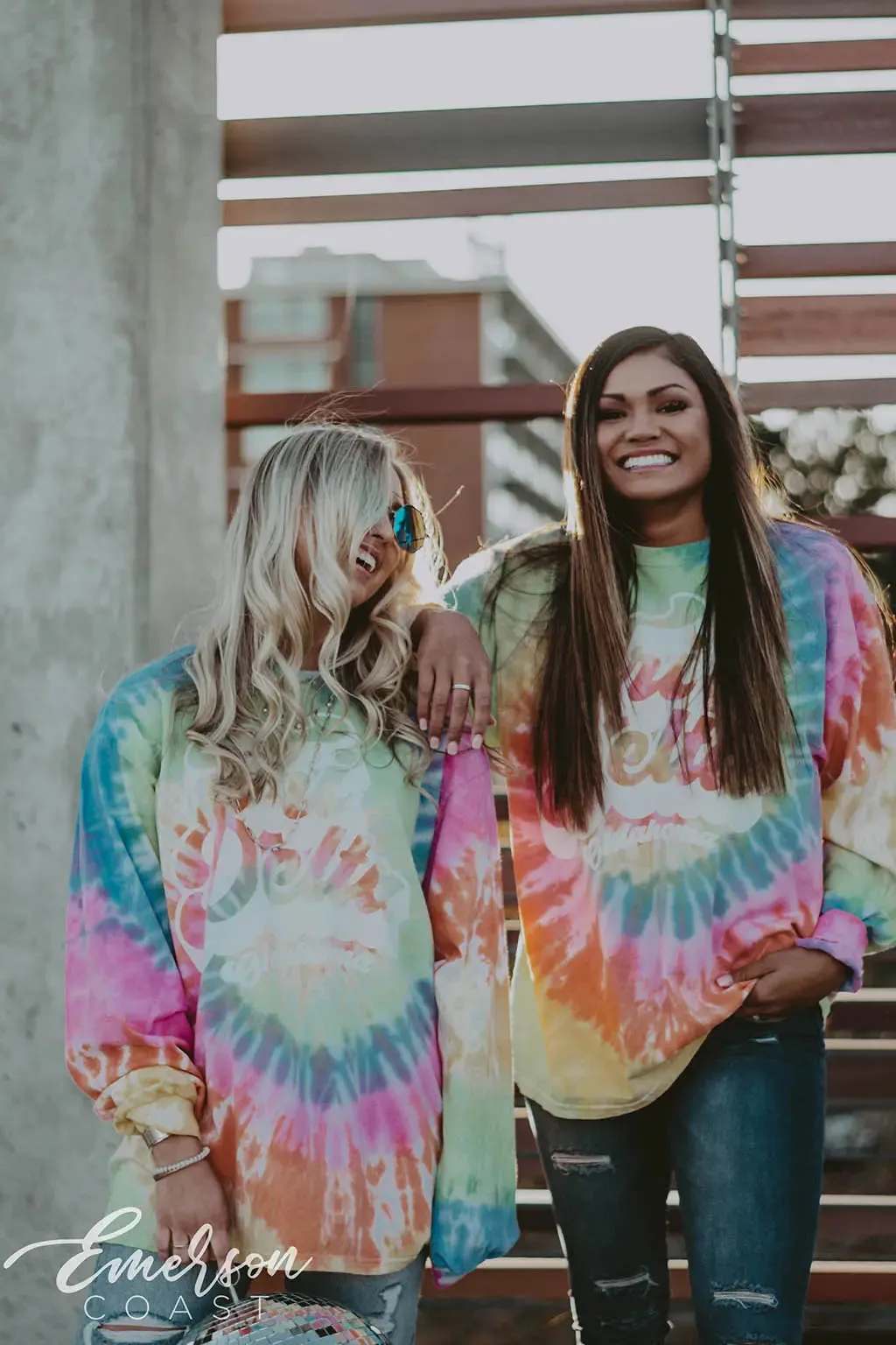 Tri Delta Tie Dye Long Sleeve Tee