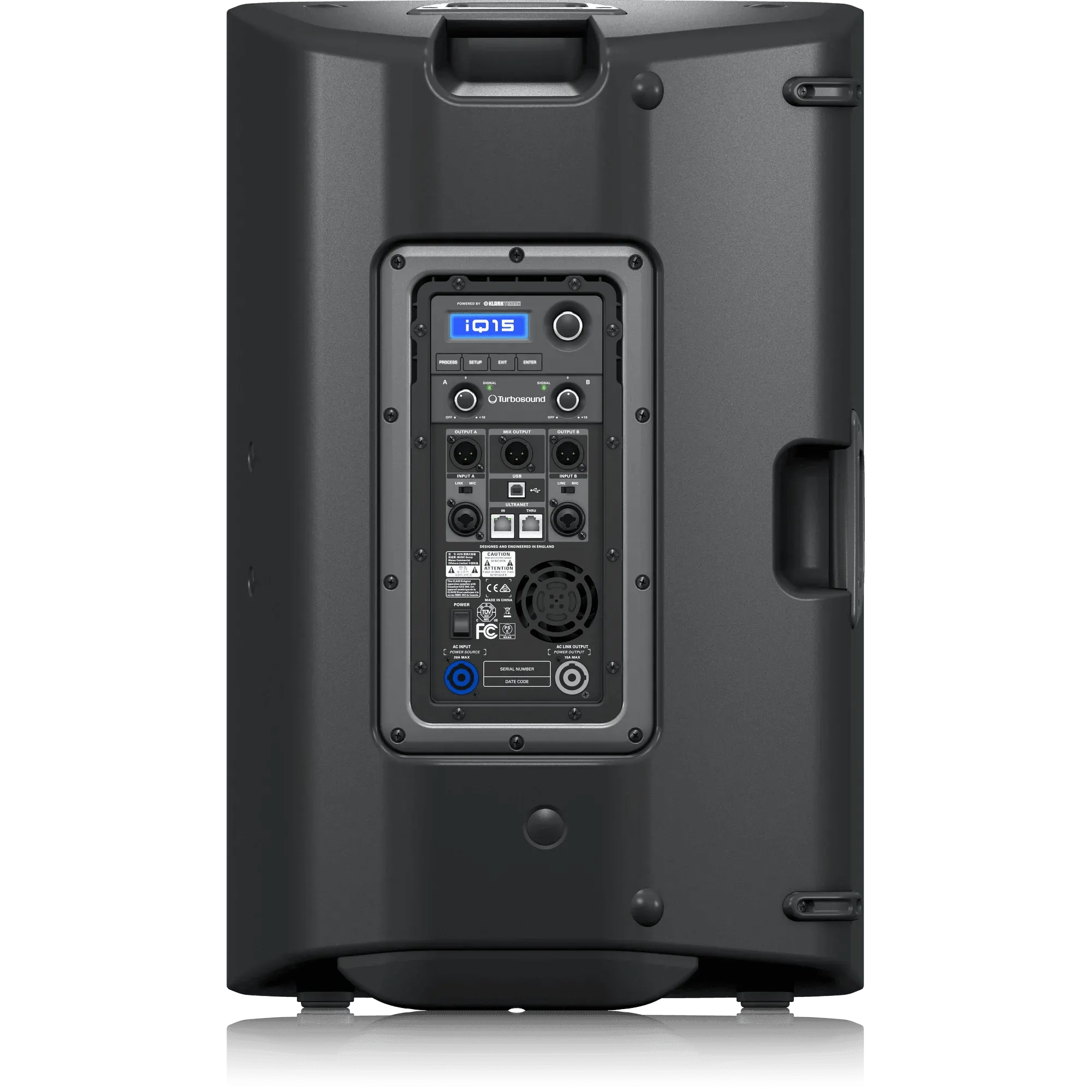 Turbosound IQ15 2500-Watt 2 Way 15" Powered Loudspeaker