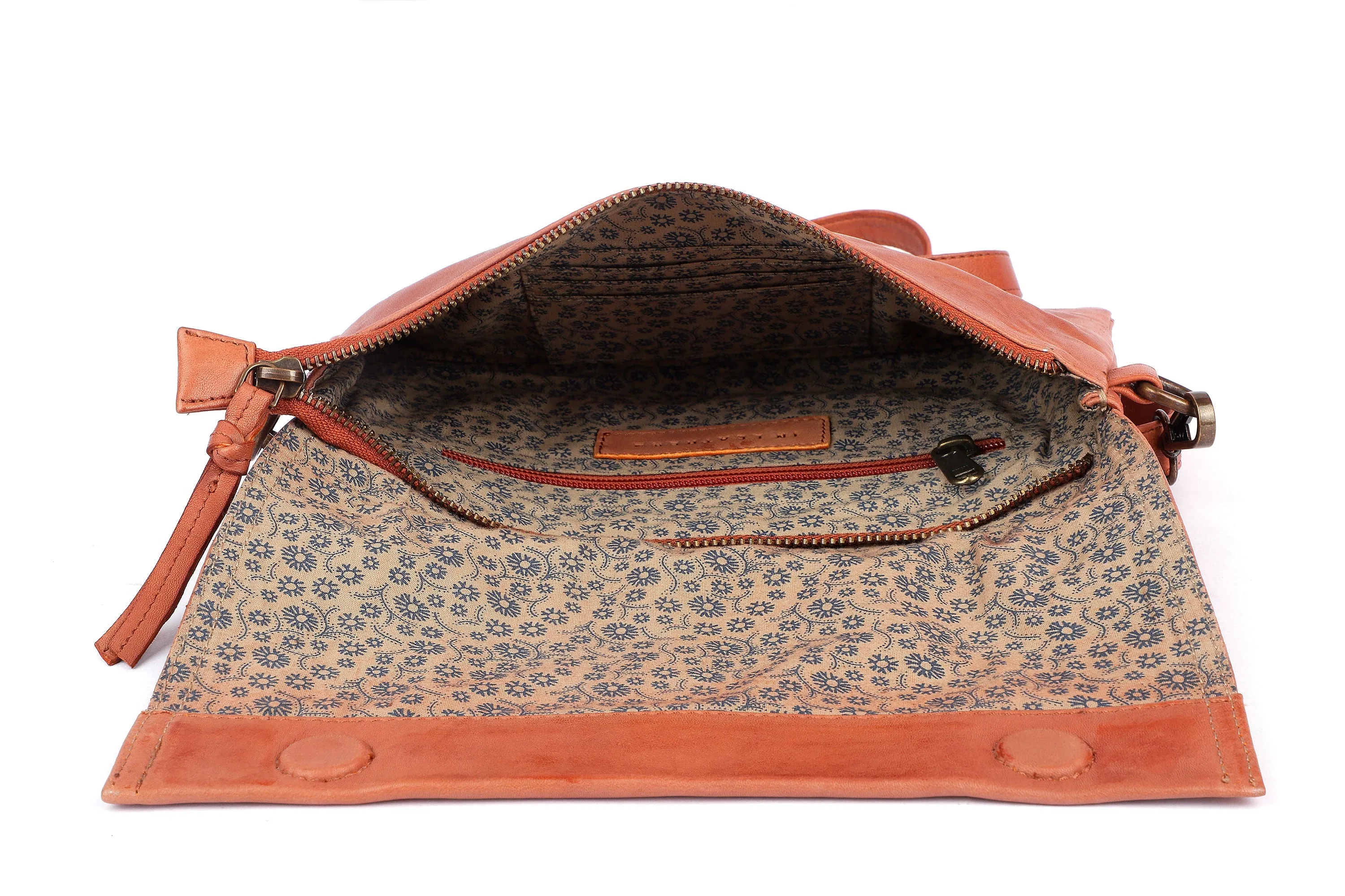 Tush Leather Cross Body - Pink