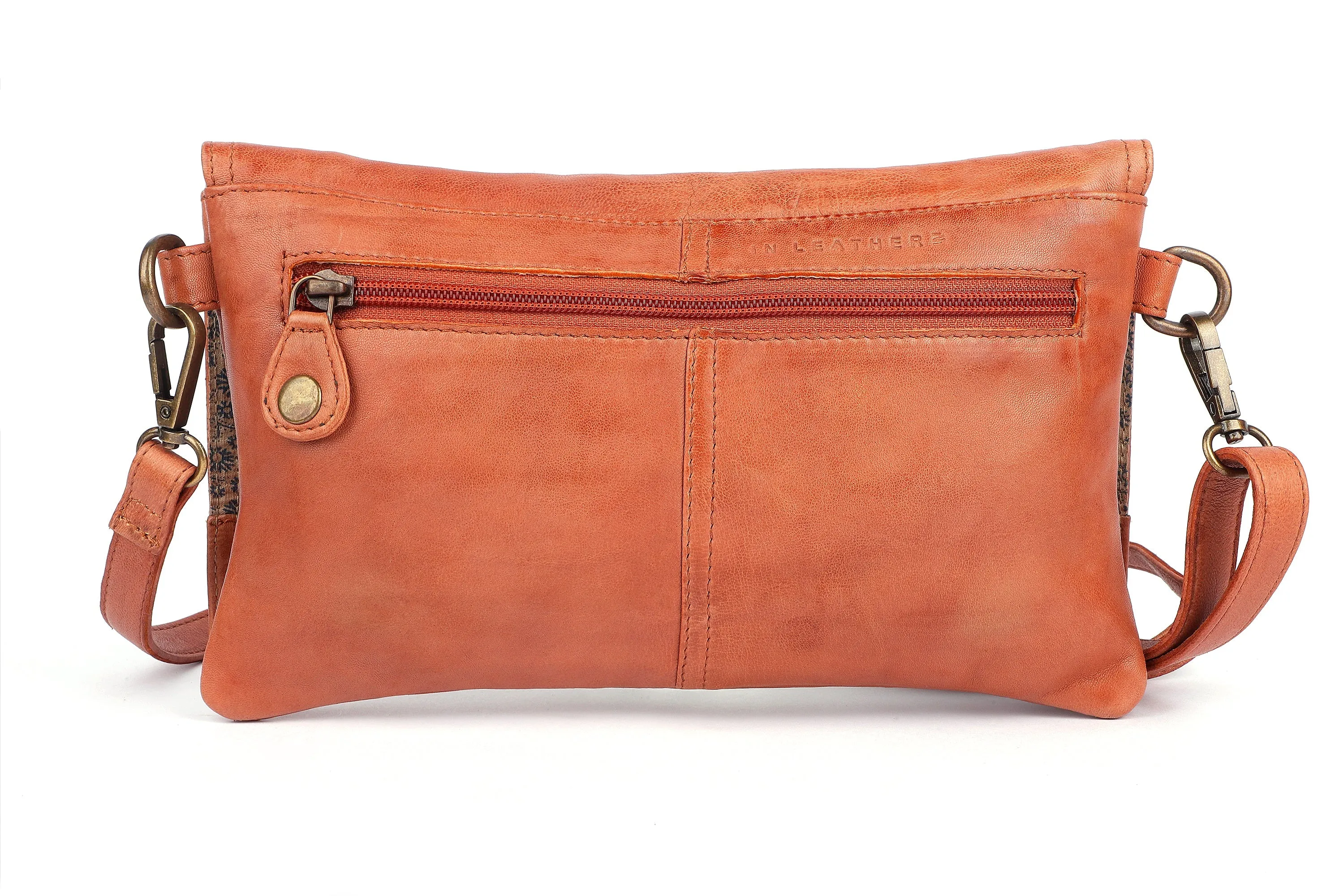 Tush Leather Cross Body - Pink