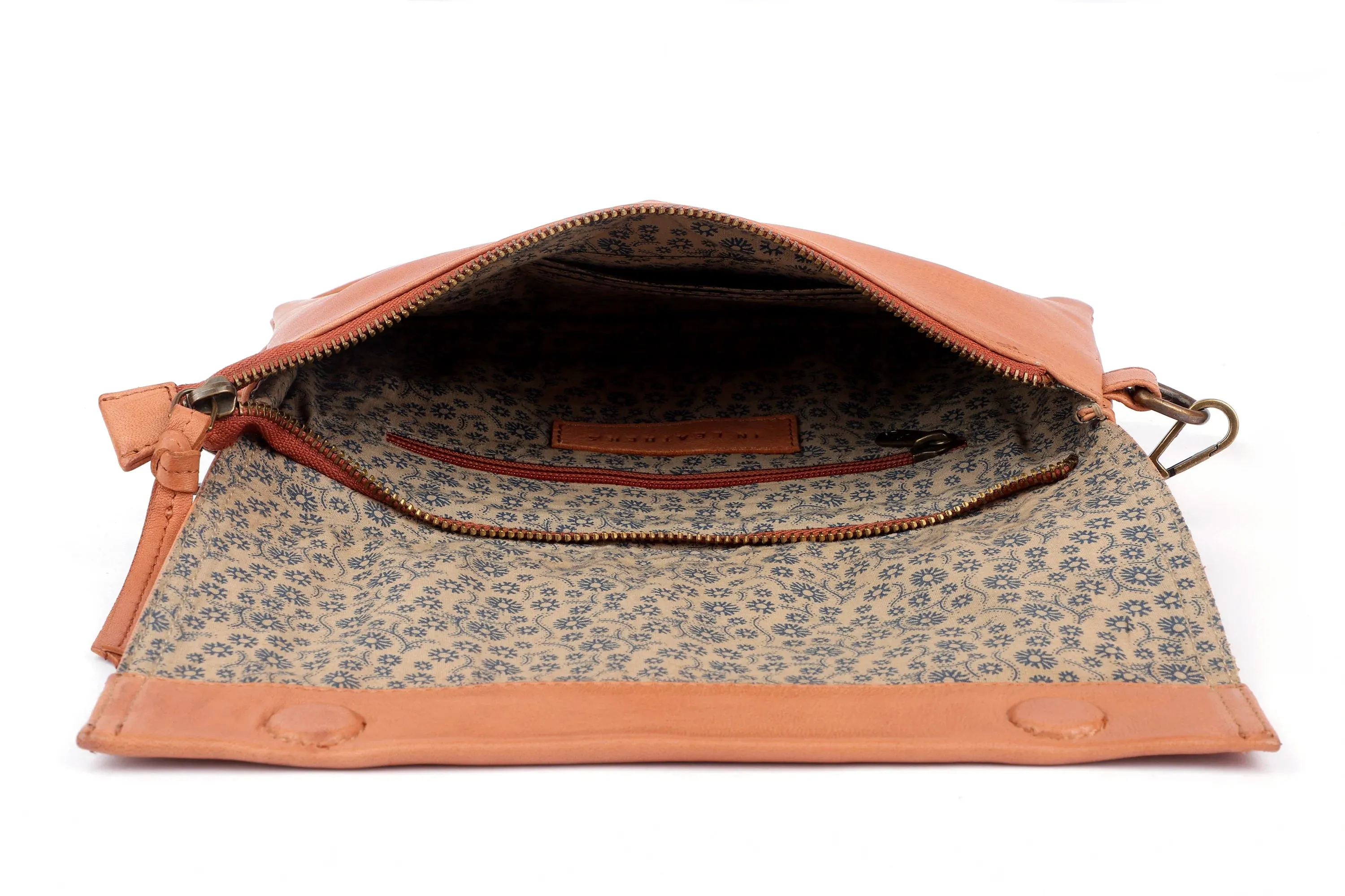 Tush Leather Cross Body - Tan