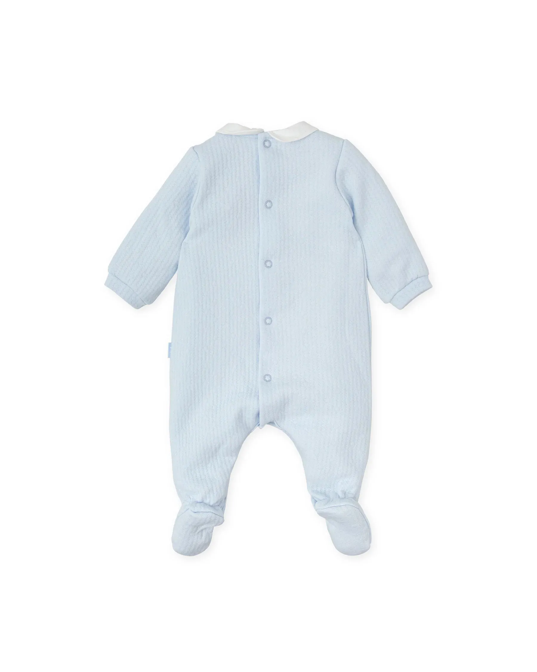 TUTTO PICCOLO| Sky Blue Checkered Romper