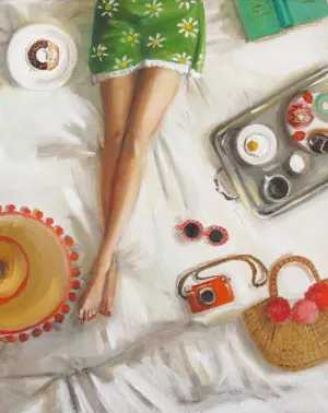 Twelve Days at the Penny Fontaine Hotel : Day Nine - Janet Hill Studio Art Print