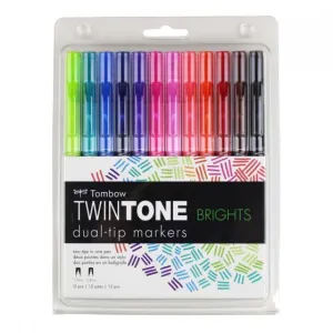 TwinTone Marker Bright Set (12)