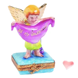 Valentine Angel Cupid Bright Gold