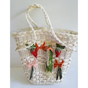 Vegetable & Fruit Wicker Purse