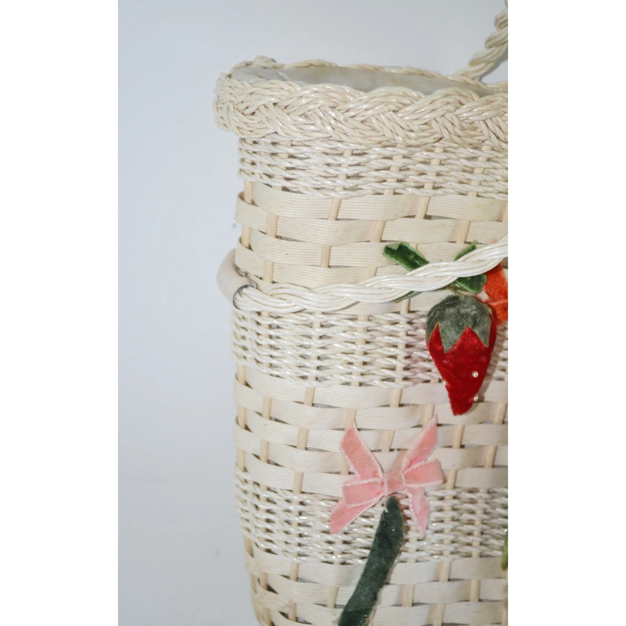 Vegetable & Fruit Wicker Purse