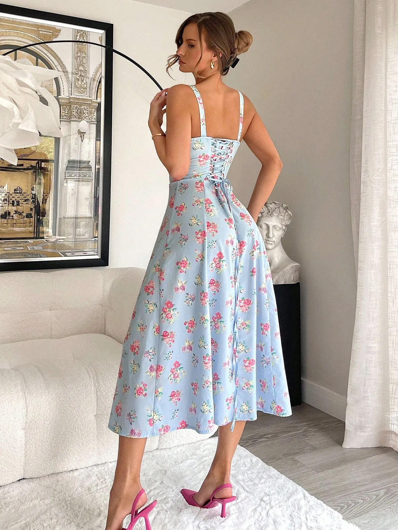 Vestido Siren Gaze Vintage para Mujer - Cherry Vibes