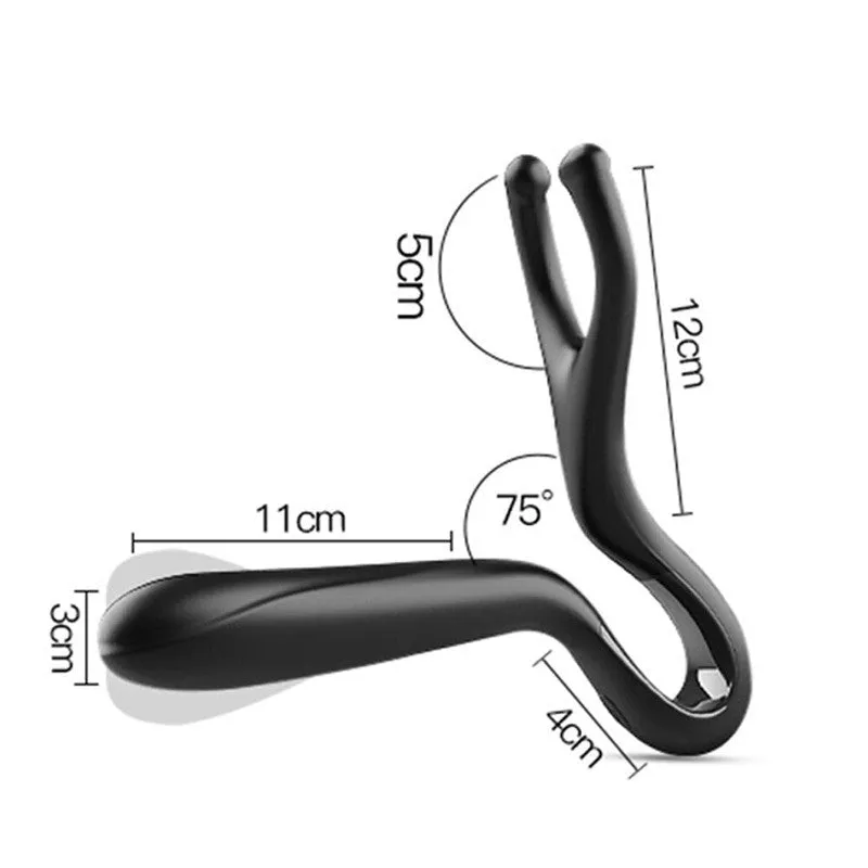 Vibro Beaded Buddy - Noir