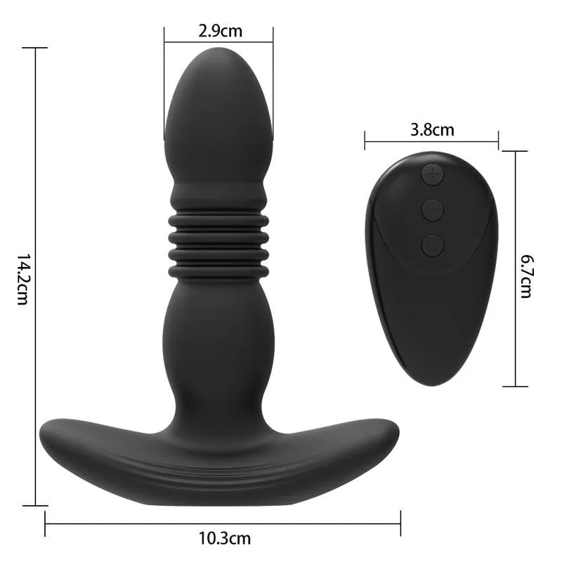 Vibromasseur prostatique avec télécommande