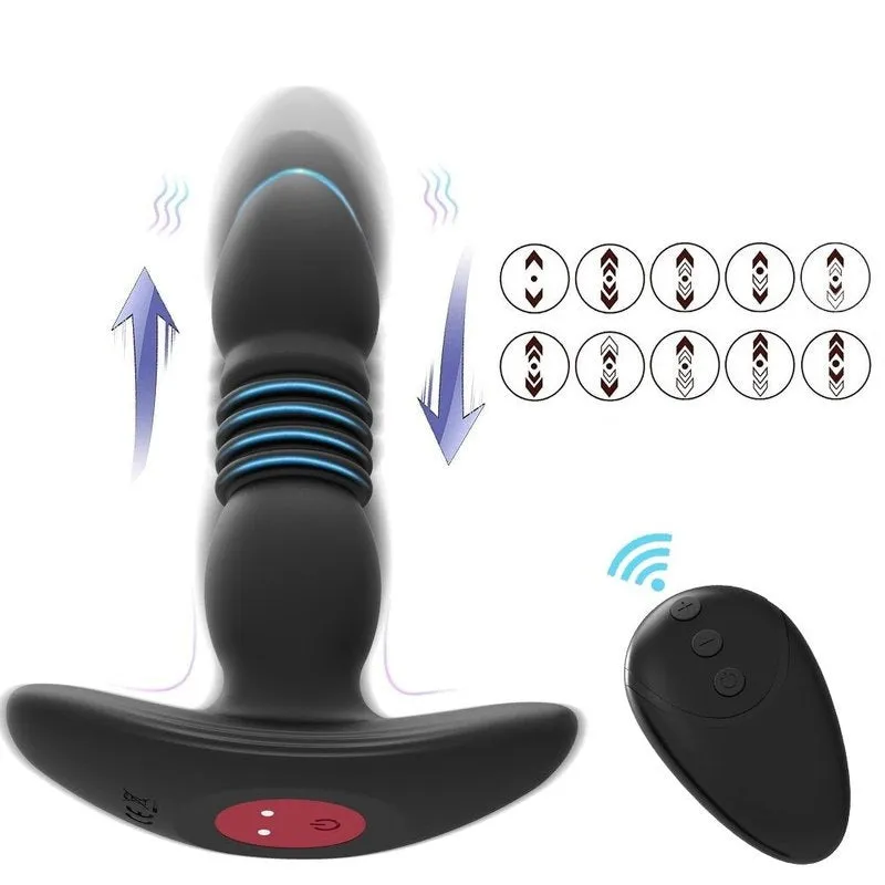 Vibromasseur prostatique avec télécommande