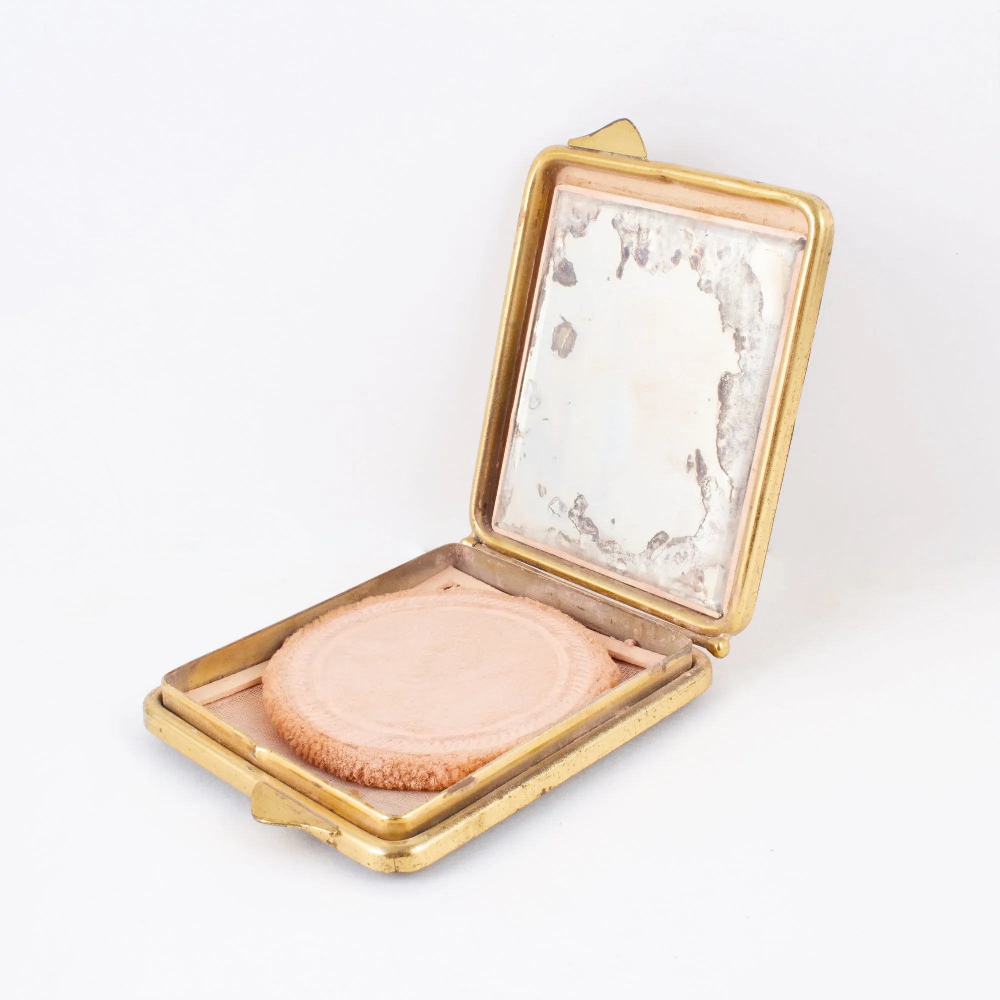 Vintage Italian St. Mark's Basilica Souvenir Powder Compact