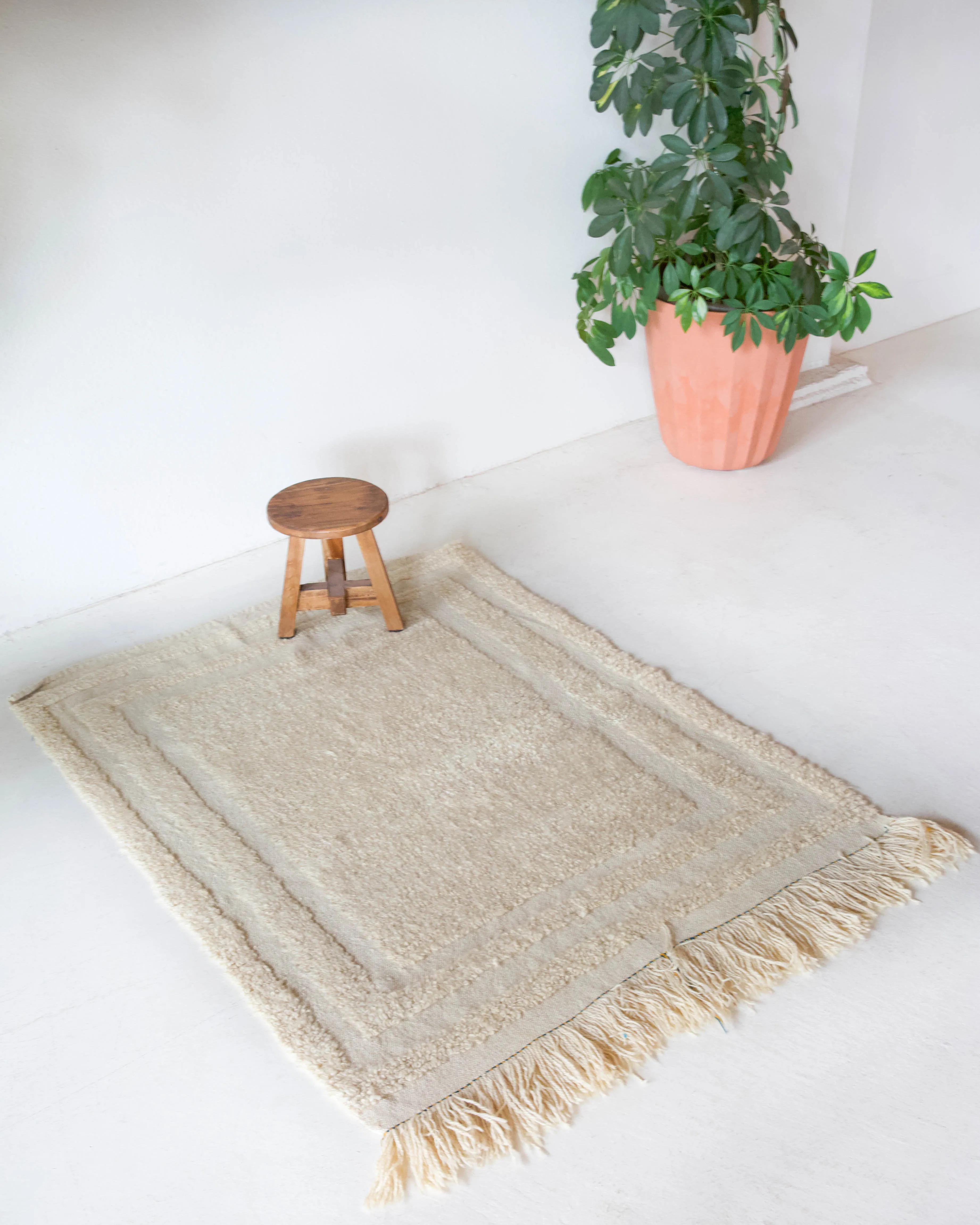 Vintage Konya Tulu Rug 3'x4'3"
