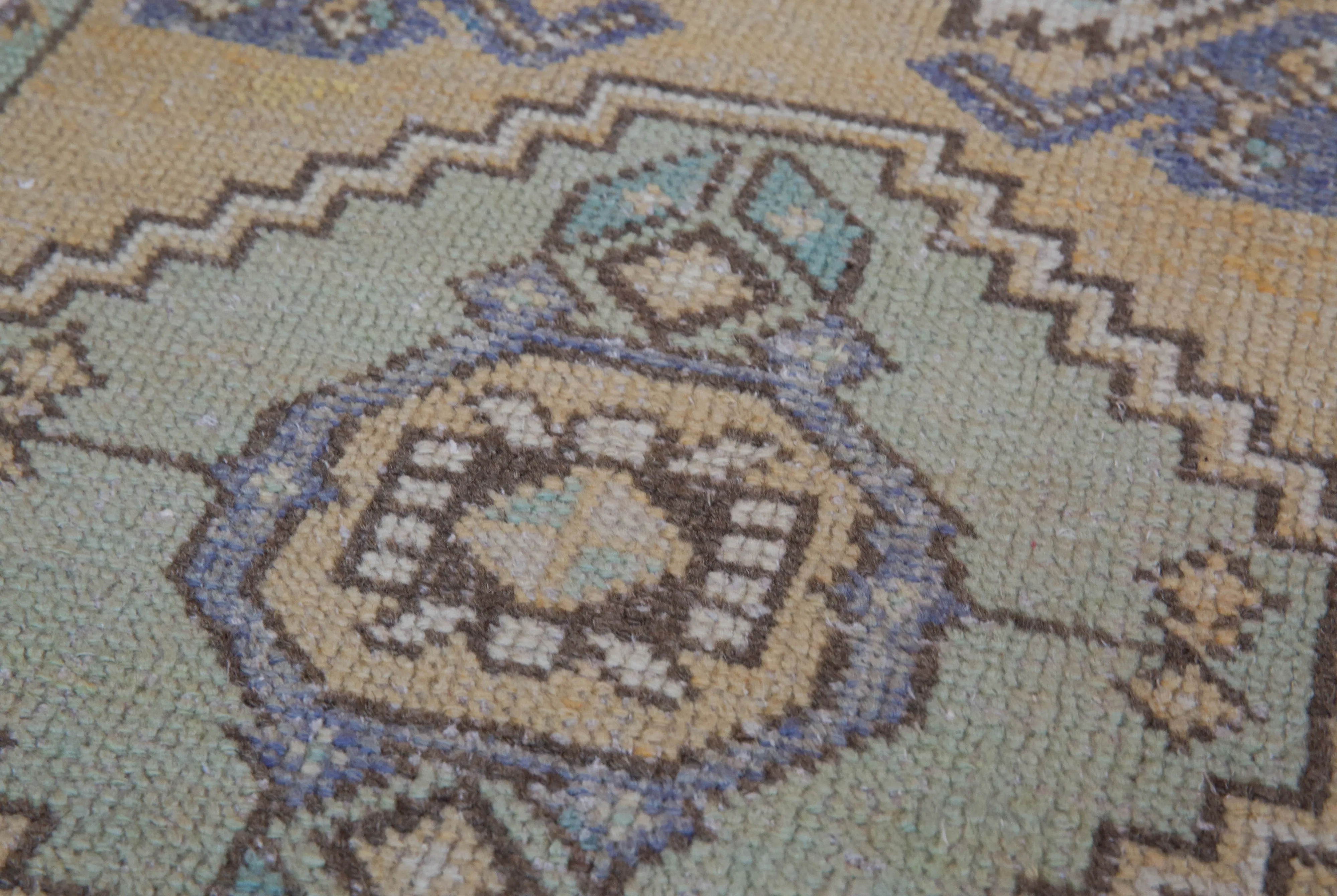 Vintage Mini Turkish Rug 19"x36"