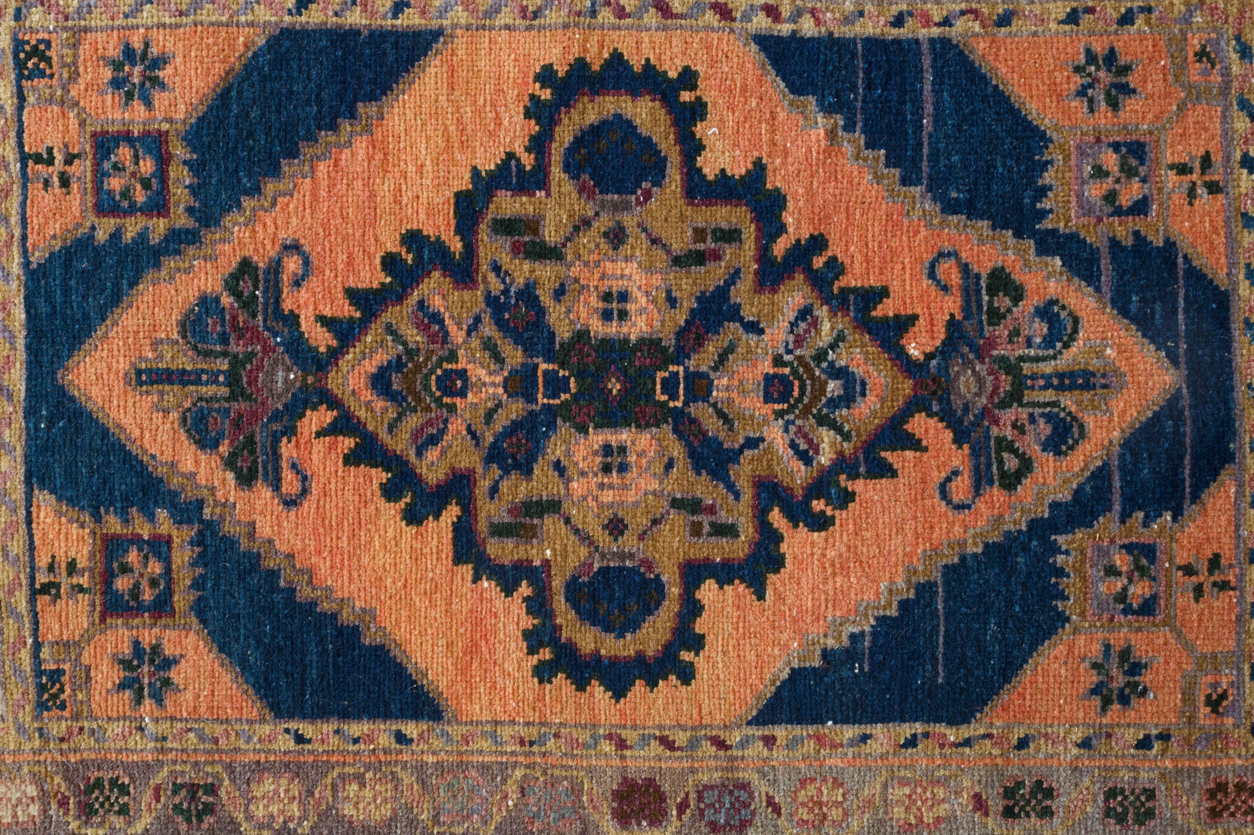 Vintage Mini Turkish Rug 22"x40"