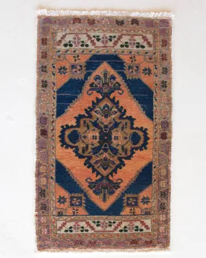 Vintage Mini Turkish Rug 22"x40"
