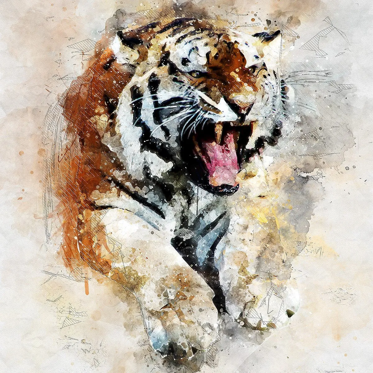 Watercolor Mixed Artistic Photoshop Action