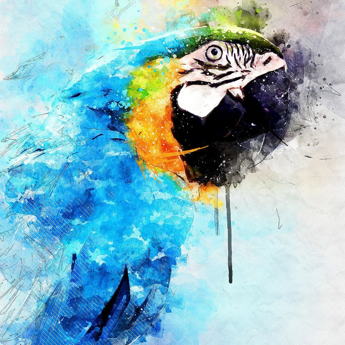 Watercolor Mixed Artistic Photoshop Action