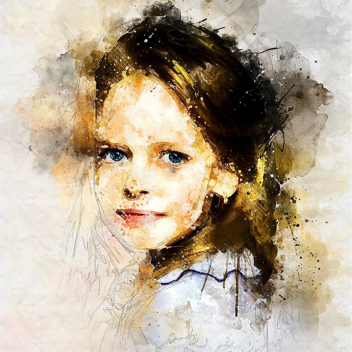 Watercolor Mixed Artistic Photoshop Action