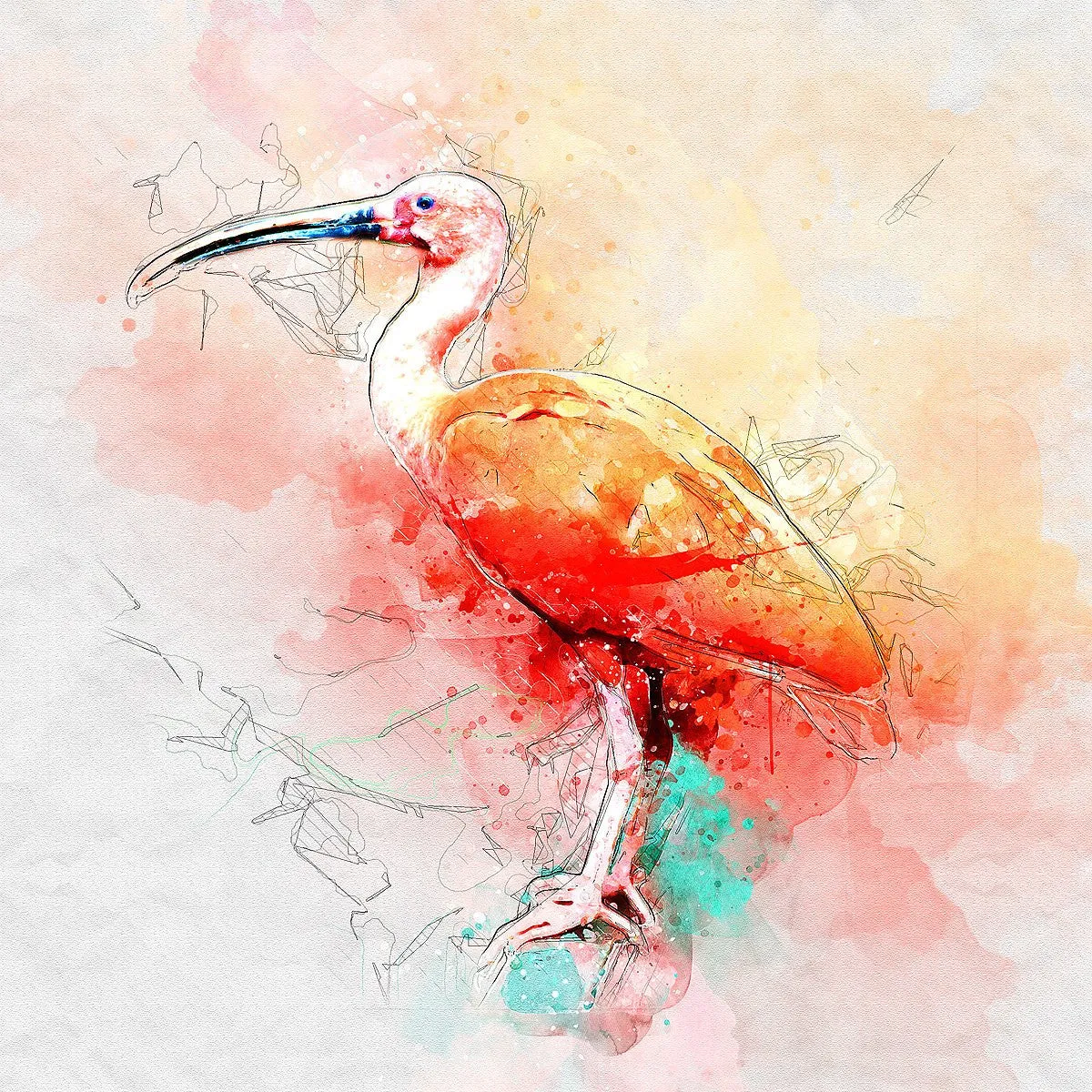 Watercolor Mixed Artistic Photoshop Action
