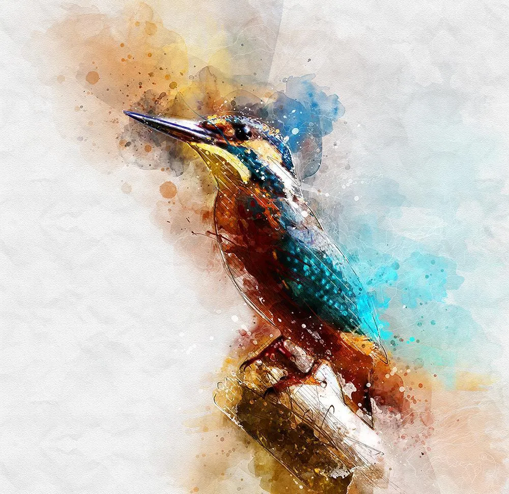 Watercolor Mixed Artistic Photoshop Action
