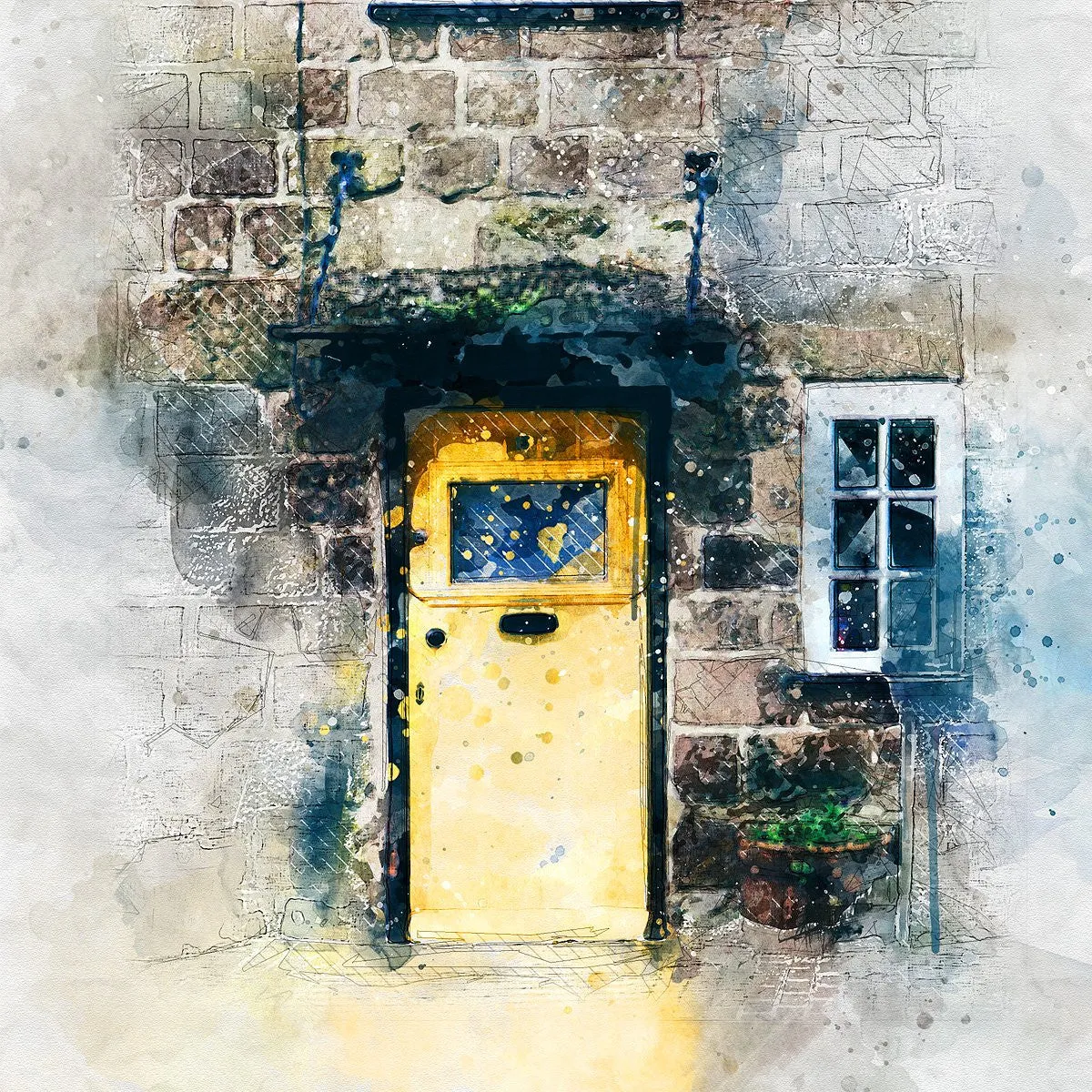Watercolor Mixed Artistic Photoshop Action