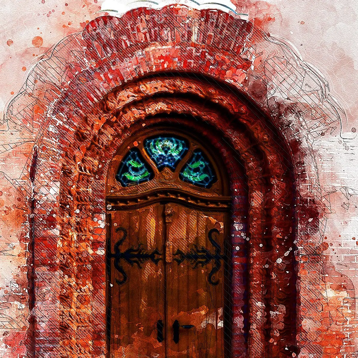 Watercolor Mixed Artistic Photoshop Action
