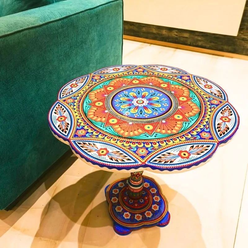 White Artistic Coffee Table