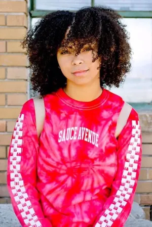 White SA Curve | RedMill Long Sleeve Tee (Solid Checkered Drippin Sleeve)