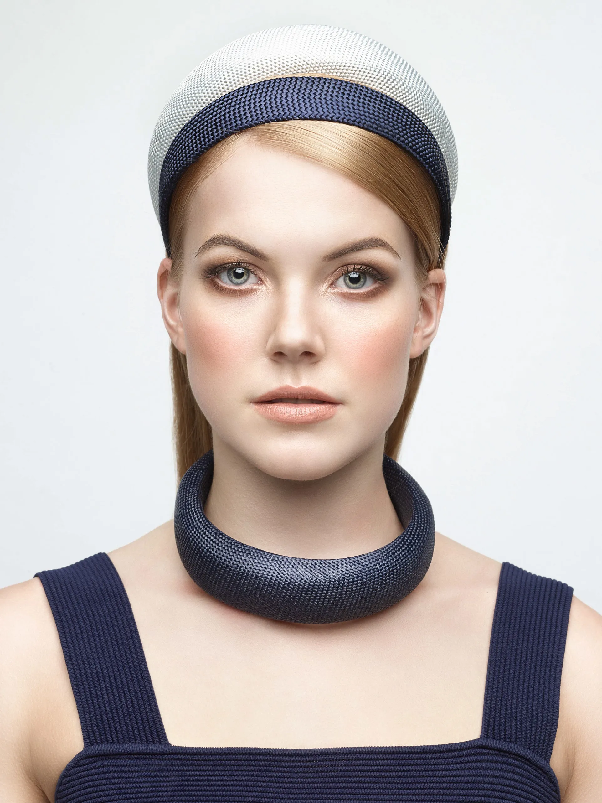 Wicker 4 cm Padded Grey Headband