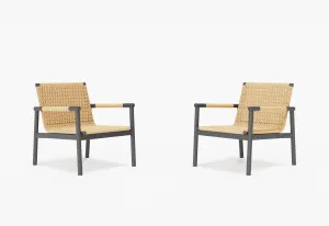 Wicker   Aluminum Flex Conversation Set