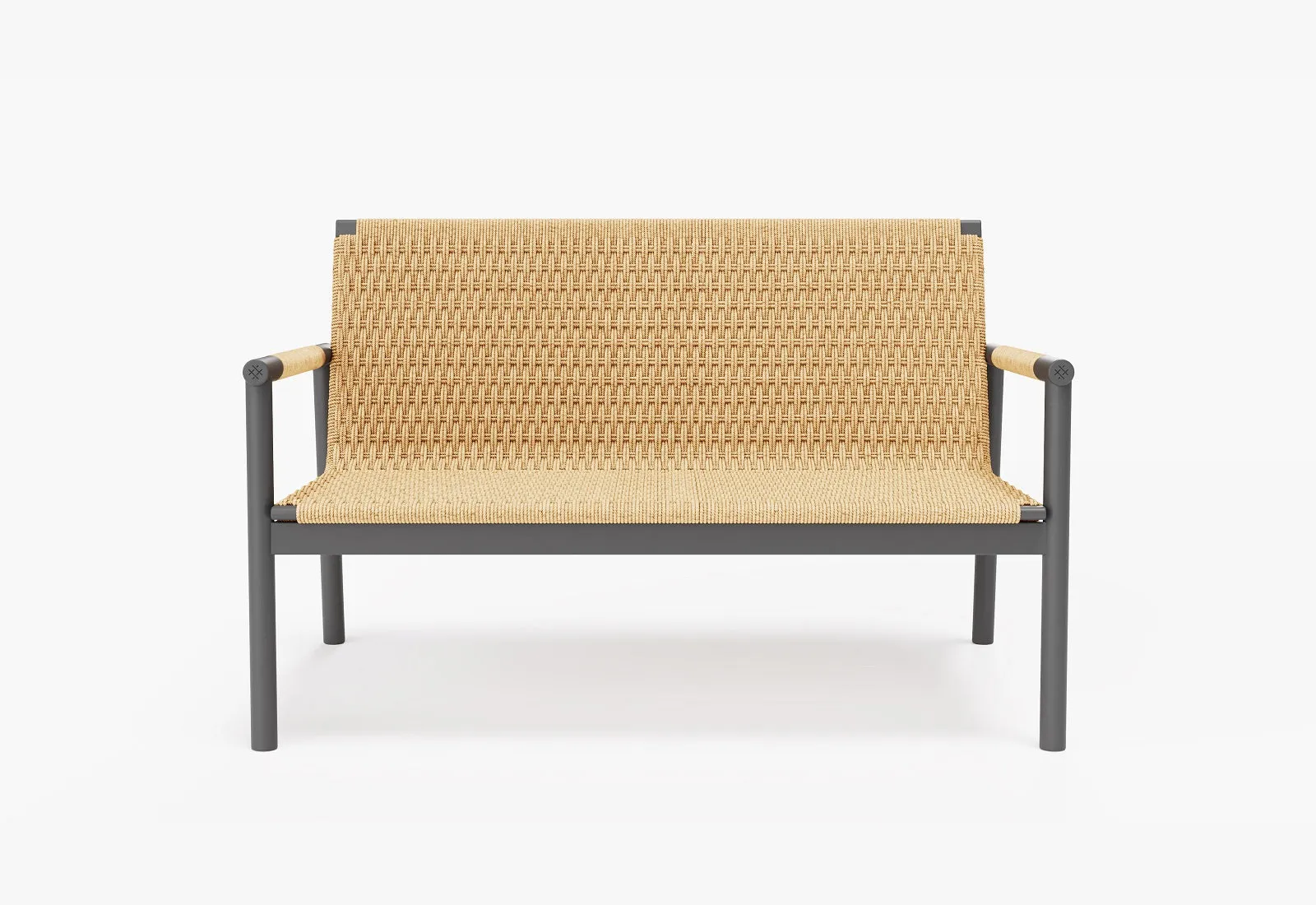 Wicker   Aluminum Flex Loveseat