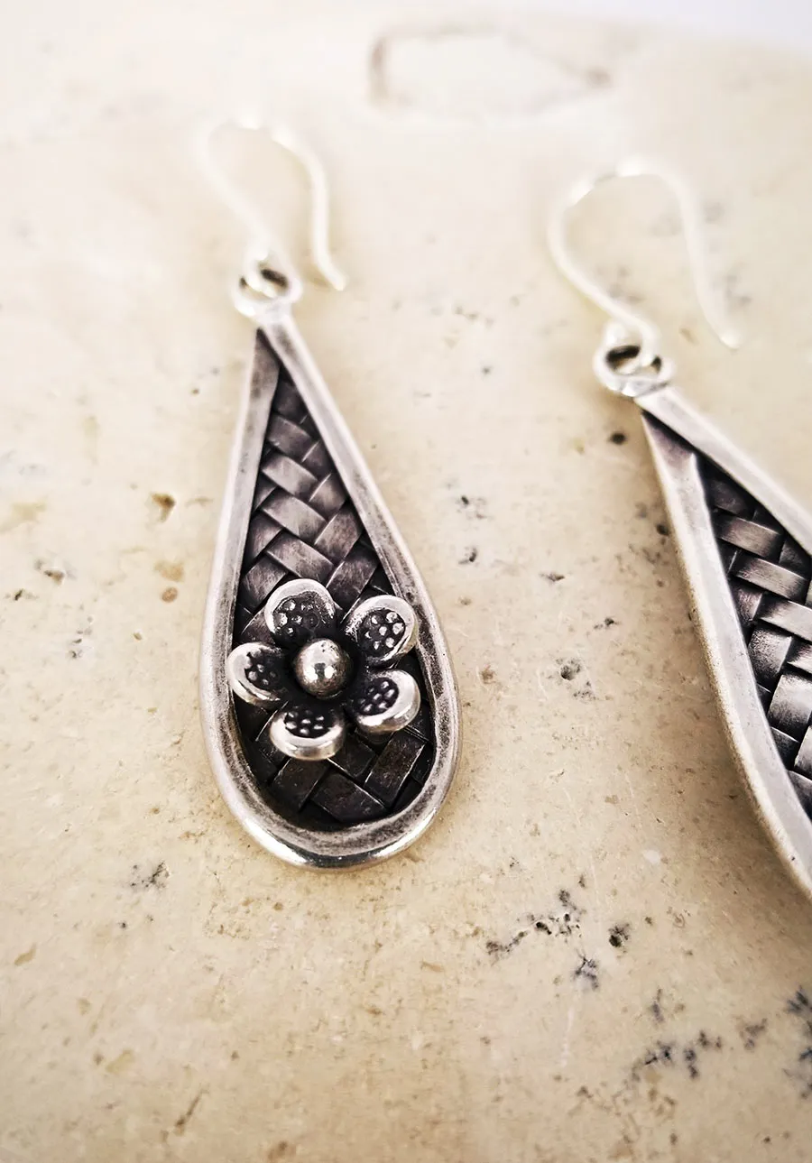 Wicker Bloom Earrings