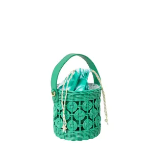Wicker Bucket Bag
