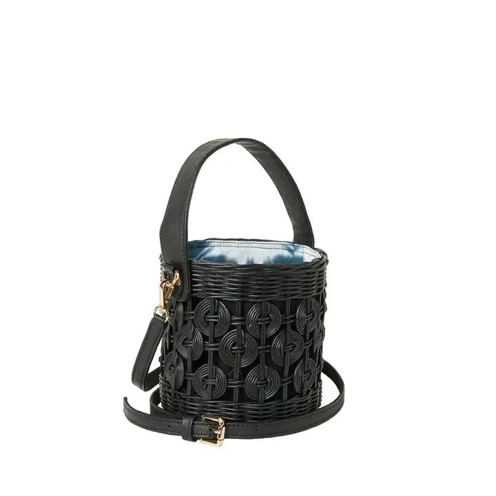 Wicker Bucket Bag