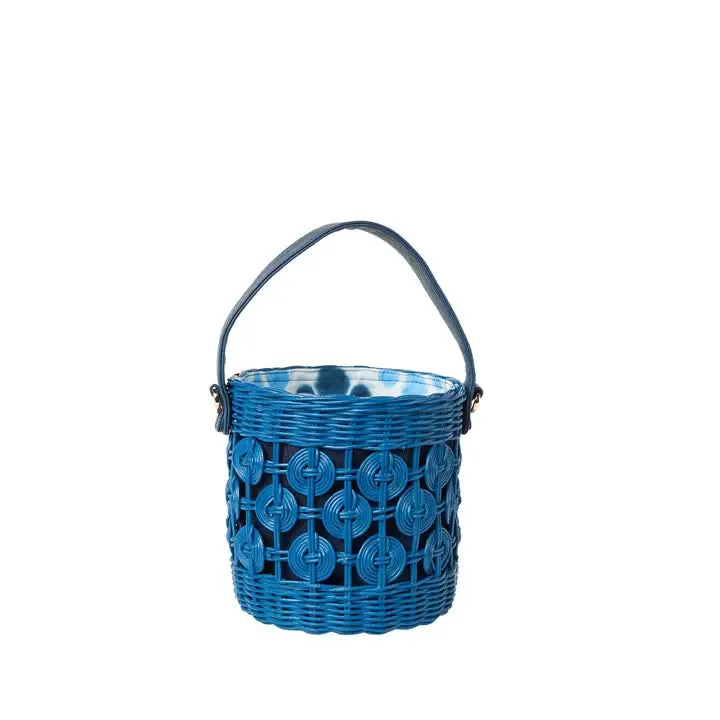 Wicker Bucket Bag