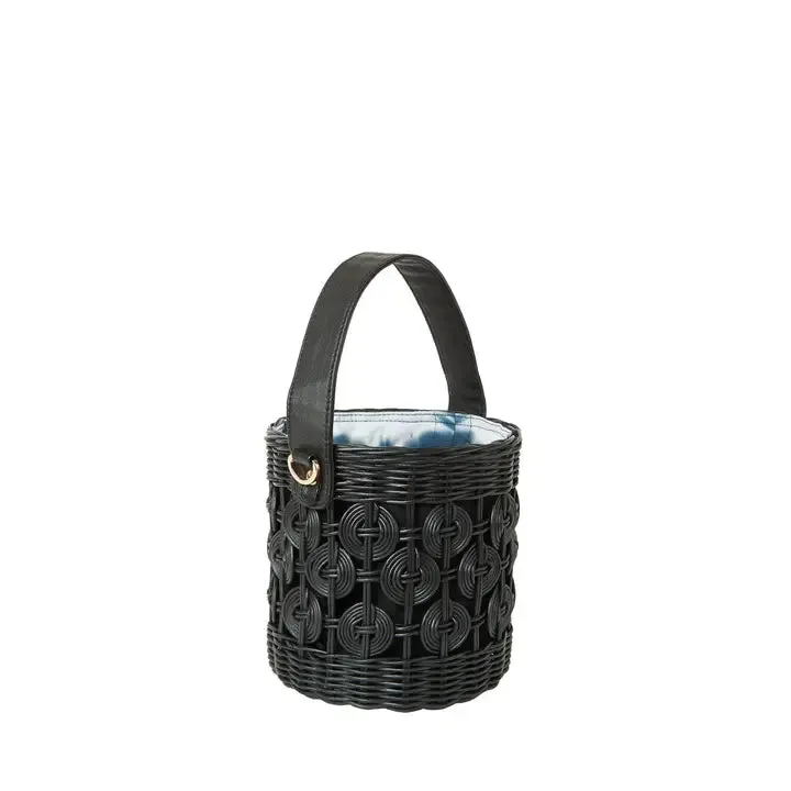 Wicker Bucket Bag
