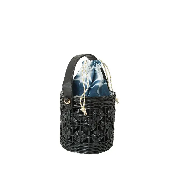 Wicker Bucket Bag