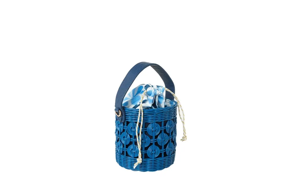 Wicker Bucket Bag