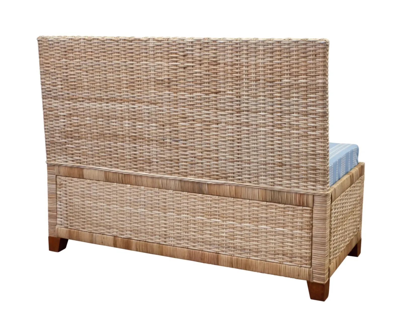Wicker Dining Banquette