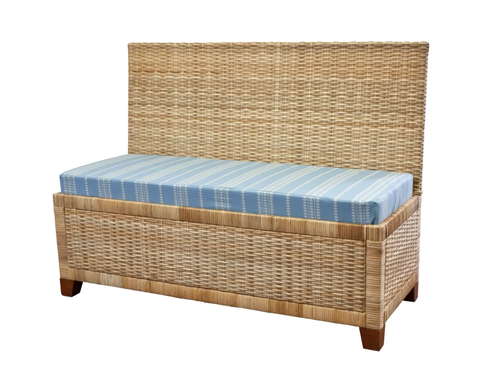 Wicker Dining Banquette