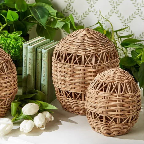 Wicker Easter Eggs
