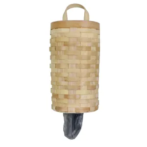 Wicker Grocery Bag Holder (Natural, Case of 9)