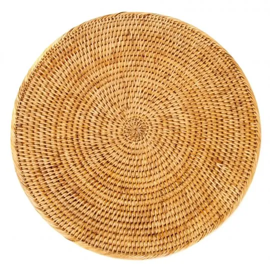 Wicker Large Round Placement 16"