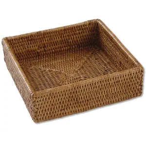 Wicker Lunch Napkin Basket