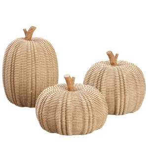 Wicker Pumpkins