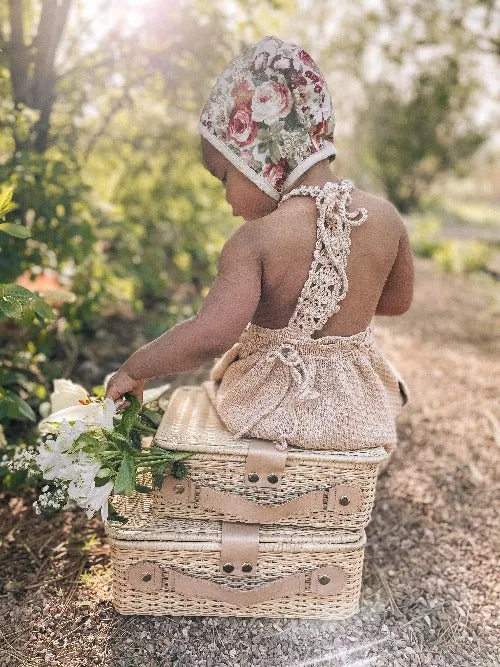 Wicker Suitcase Set
